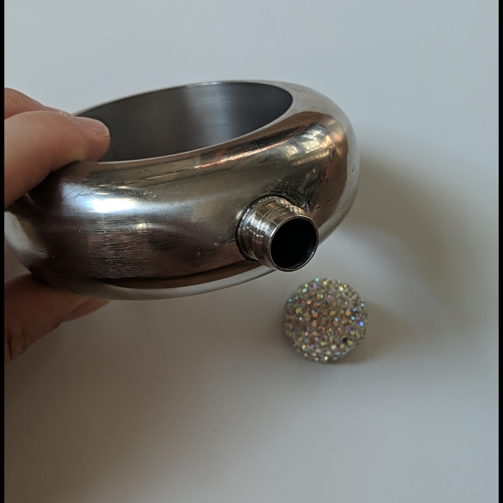 3/$25! Stainless Flask Bracelet